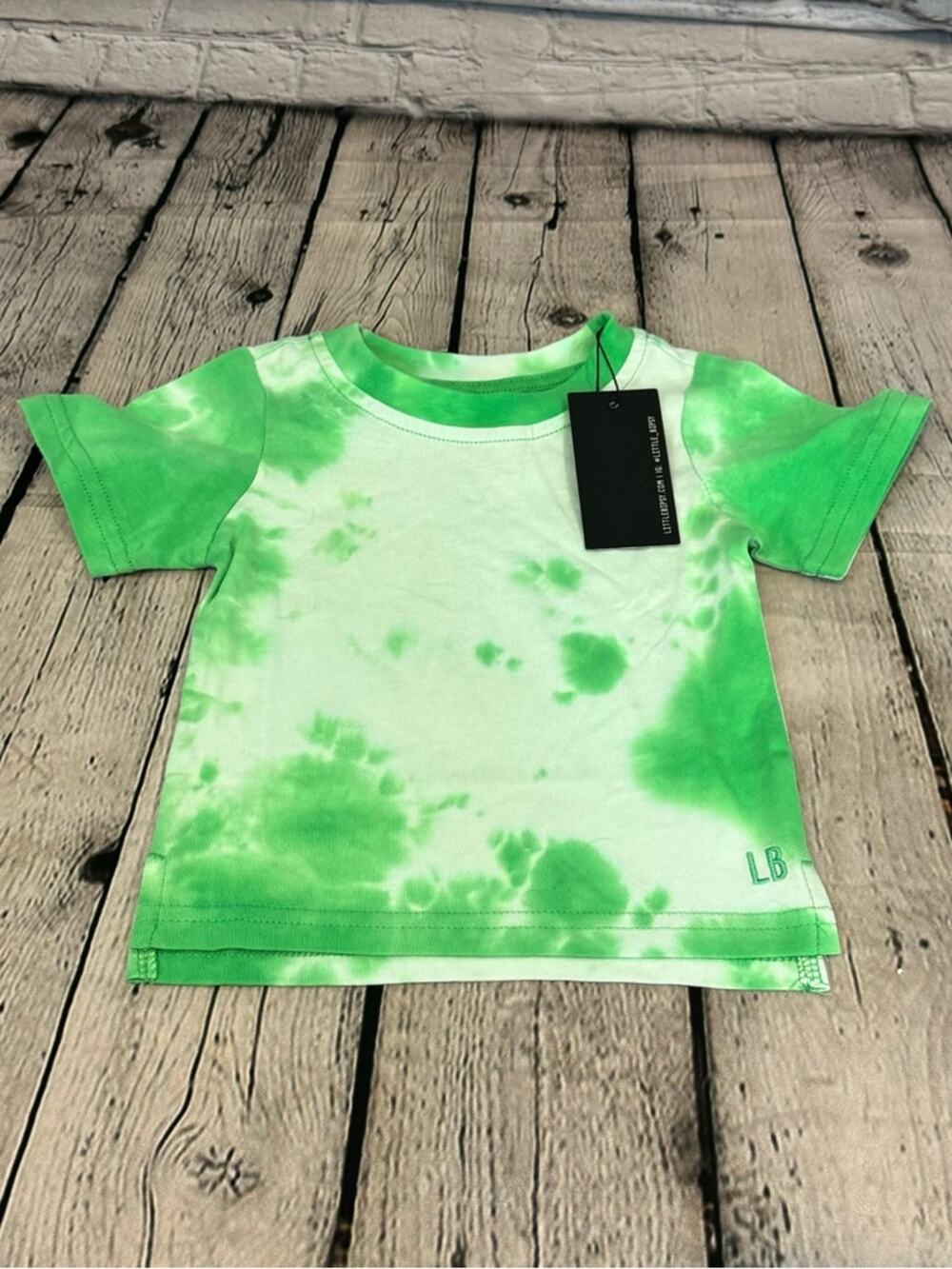 Little Bipsy Green Tie-Dye Shirt